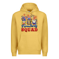 Antique Gold fireworks squad Premium Hoodie - BarkalooDesign