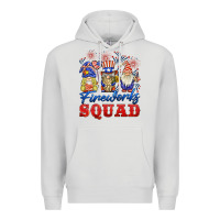Dove Grey fireworks squad Premium Hoodie - BarkalooDesign