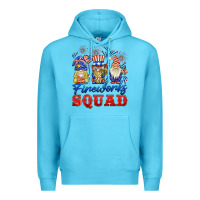 Ocean Blue fireworks squad Premium Hoodie - BarkalooDesign