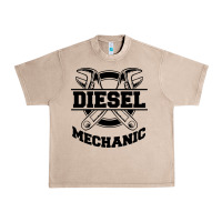 French Oak diesel mechanic Urban Heavy Tee - linhVisuals