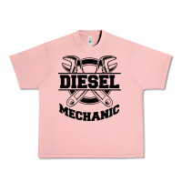 Salmon diesel mechanic Urban Heavy Tee - linhVisuals