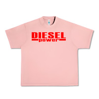 Salmon Diesel Power Urban Heavy Tee - linhVisuals