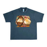 Midnight Navy Western Leopard and Serape Chicks Urban Heavy Tee - Jasminsmagicworld