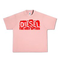 Salmon Diesel The Only Option Urban Heavy Tee - linhVisuals