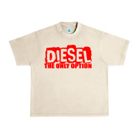 Sandshell Diesel The Only Option Urban Heavy Tee - linhVisuals