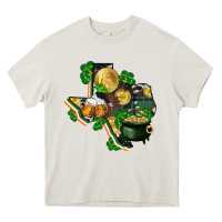 Cream texas map st patrick's day Heavy Core Tee - FaDigitalArtStudio