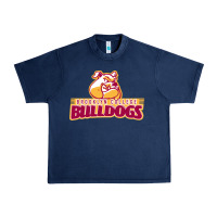 Navy brooklyn college Urban Heavy Tee - linhVisuals