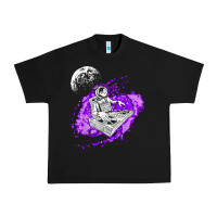 Black techno astronaut electronic music rave festival raver t shirt Urban Heavy Tee - linhVisuals