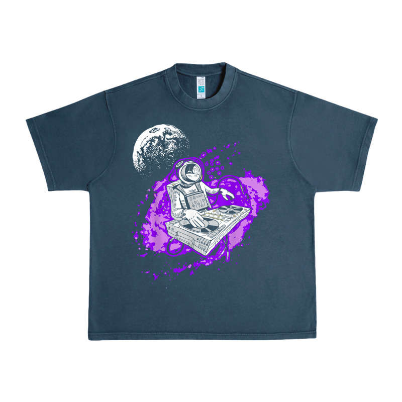 Techno Astronaut Electronic Music Rave Festival Raver T Shirt Urban Heavy Tee by linhVisuals | Teevron