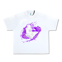 White techno astronaut electronic music rave festival raver t shirt Urban Heavy Tee - linhVisuals