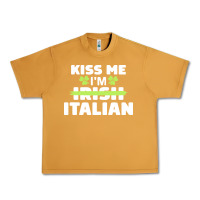 Peanut Butter kiss me im italian t  shirt kiss me i'm irish italian patriotic st pat Urban Heavy Tee - linhVisuals