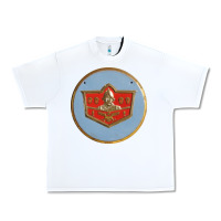 White desoto Urban Heavy Tee - linhVisuals
