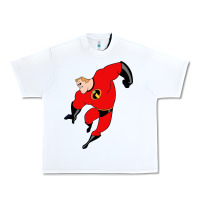 White incredibles Urban Heavy Tee - linhVisuals