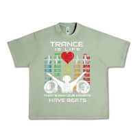 Oil Green trance music retro vintage dj gift t shirt Urban Heavy Tee - linhVisuals