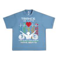 Pebble Blue trance music retro vintage dj gift t shirt Urban Heavy Tee - linhVisuals