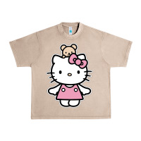 French Oak kitty Urban Heavy Tee - linhVisuals