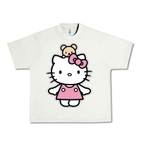 Pistachio kitty Urban Heavy Tee - linhVisuals