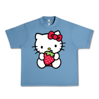 Pebble Blue kitty Urban Heavy Tee - linhVisuals
