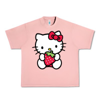 Salmon kitty Urban Heavy Tee - linhVisuals