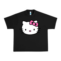Black kitty Urban Heavy Tee - linhVisuals