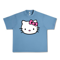 Pebble Blue kitty Urban Heavy Tee - linhVisuals