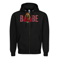 Black Bebe Our Lady Of Guadalupe Zipper Hoodie - Jasminsmagicworld