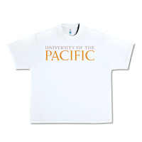 White The university of the pacific Urban Heavy Tee - linhVisuals