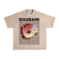 French Oak giant gourami fish 80's monster fish keeper tropical fish t shirt Urban Heavy Tee - linhVisuals