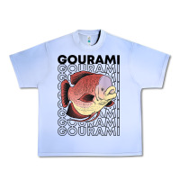 Grape Ice giant gourami fish 80's monster fish keeper tropical fish t shirt Urban Heavy Tee - linhVisuals