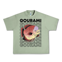 Oil Green giant gourami fish 80's monster fish keeper tropical fish t shirt Urban Heavy Tee - linhVisuals