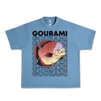 Pebble Blue giant gourami fish 80's monster fish keeper tropical fish t shirt Urban Heavy Tee - linhVisuals