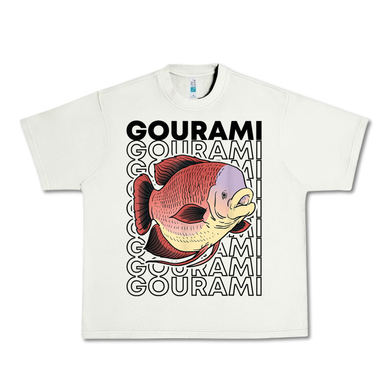 Giant Gourami Fish 80's Monster Fish Keeper Tropical Fish T Shirt Urban Heavy Tee by linhVisuals | Teevron