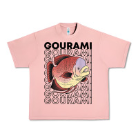 Salmon giant gourami fish 80's monster fish keeper tropical fish t shirt Urban Heavy Tee - linhVisuals