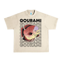 Sandshell giant gourami fish 80's monster fish keeper tropical fish t shirt Urban Heavy Tee - linhVisuals