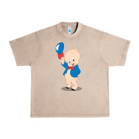 French Oak porky pig Urban Heavy Tee - linhVisuals