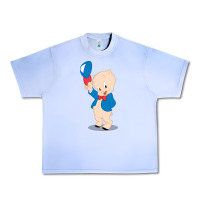 Grape Ice porky pig Urban Heavy Tee - linhVisuals