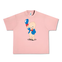 Salmon porky pig Urban Heavy Tee - linhVisuals