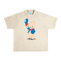 Sandshell porky pig Urban Heavy Tee - linhVisuals