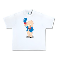White porky pig Urban Heavy Tee - linhVisuals