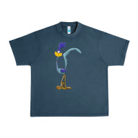 Midnight Navy road runner Urban Heavy Tee - linhVisuals