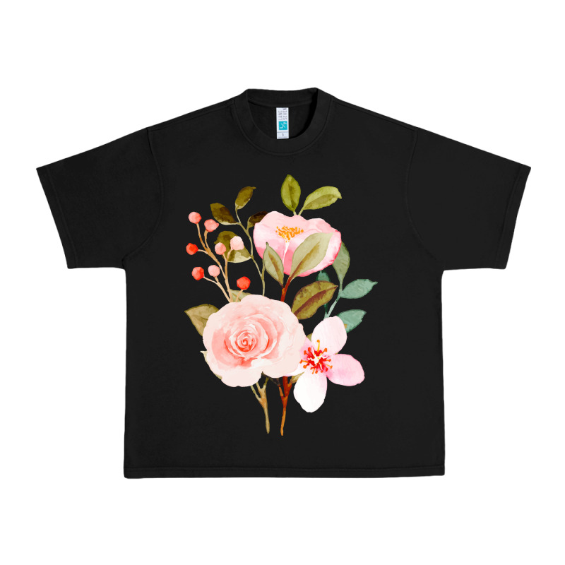 Bouquet Floral Urban Heavy Tee by linhVisuals | Teevron