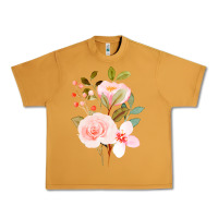 Peanut Butter Bouquet Floral Urban Heavy Tee - linhVisuals