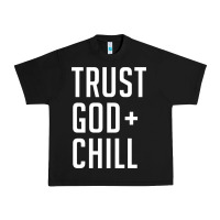 Black trust god and chill tee vintage pullover hoodie Urban Heavy Tee - linhVisuals