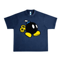 Navy bomb Urban Heavy Tee - linhVisuals
