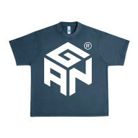 Midnight Navy Gancube Urban Heavy Tee - linhVisuals