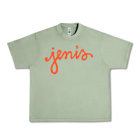 Oil Green Jenis Ice Creams Urban Heavy Tee - linhVisuals
