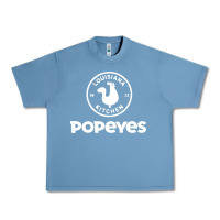 Pebble Blue Popeyes Urban Heavy Tee - linhVisuals