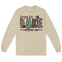Mushroom living on lake time Long Sleeve Tee - CowhideDigitalArt