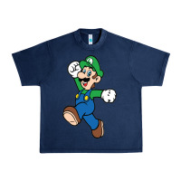 Navy luigi Urban Heavy Tee - linhVisuals
