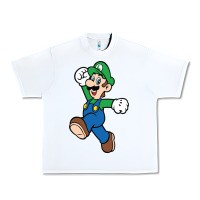 White luigi Urban Heavy Tee - linhVisuals